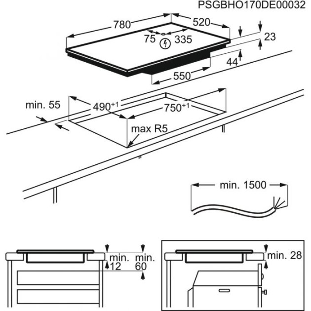 Иновативен индукционен плот Electrolux EIS82441