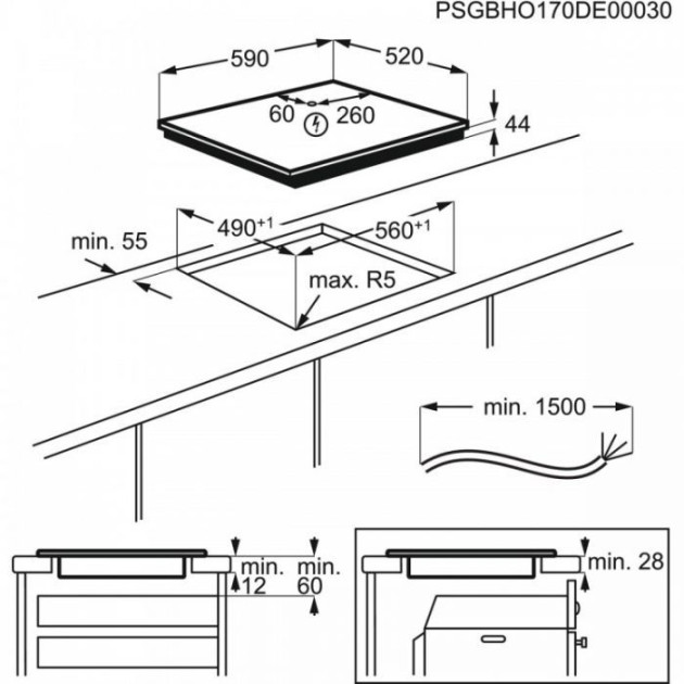 Интелигентен индукционен плот AEG IAE64881FB