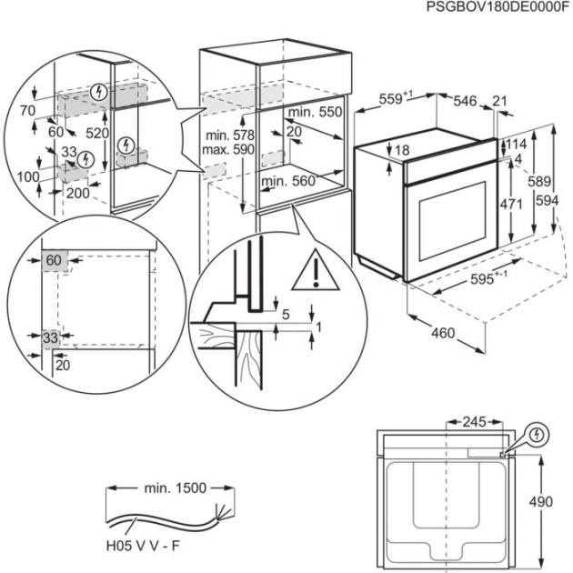 Фурна с иновативно пиролитично почистване AEG BSK778380T STEAMCRISP 