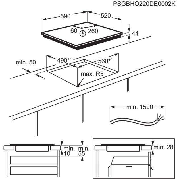 Индукционен плот Electrolux EIS62453