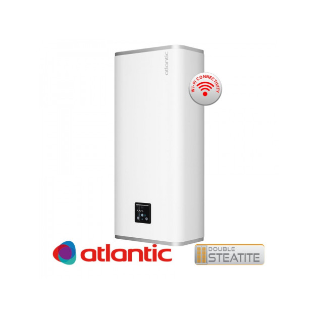 Бойлер ATLANTIC Vertigo Steatite Wi-Fi 80, 65 л. бял